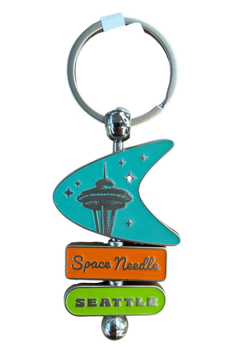 Retro Signs Spinner Key Chain