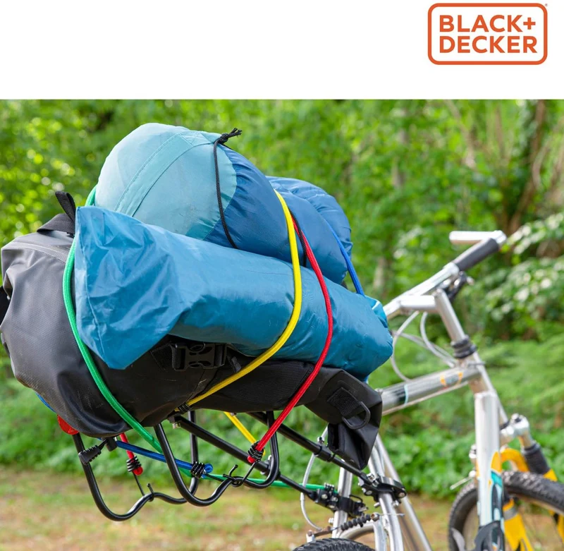 Elastische bagagebinders 10-delig - Black+Decker