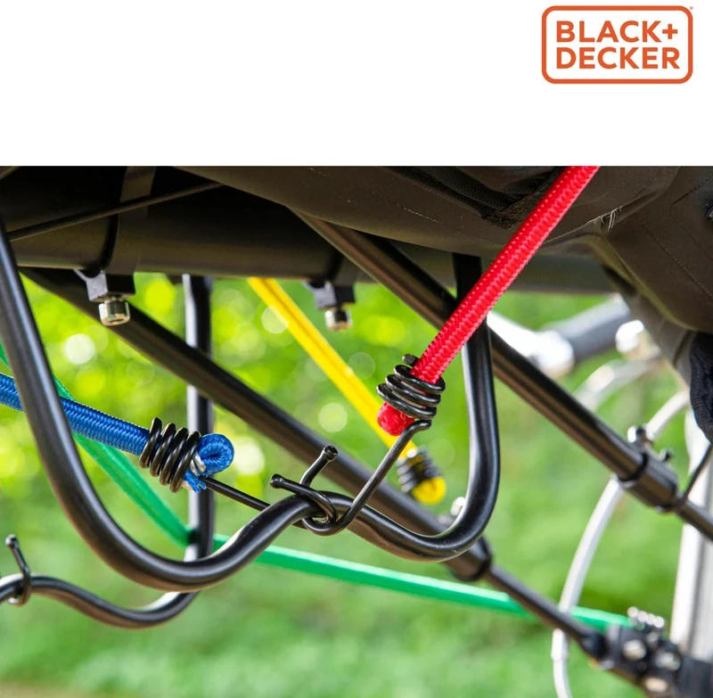 Elastische bagagebinders 10-delig - Black+Decker