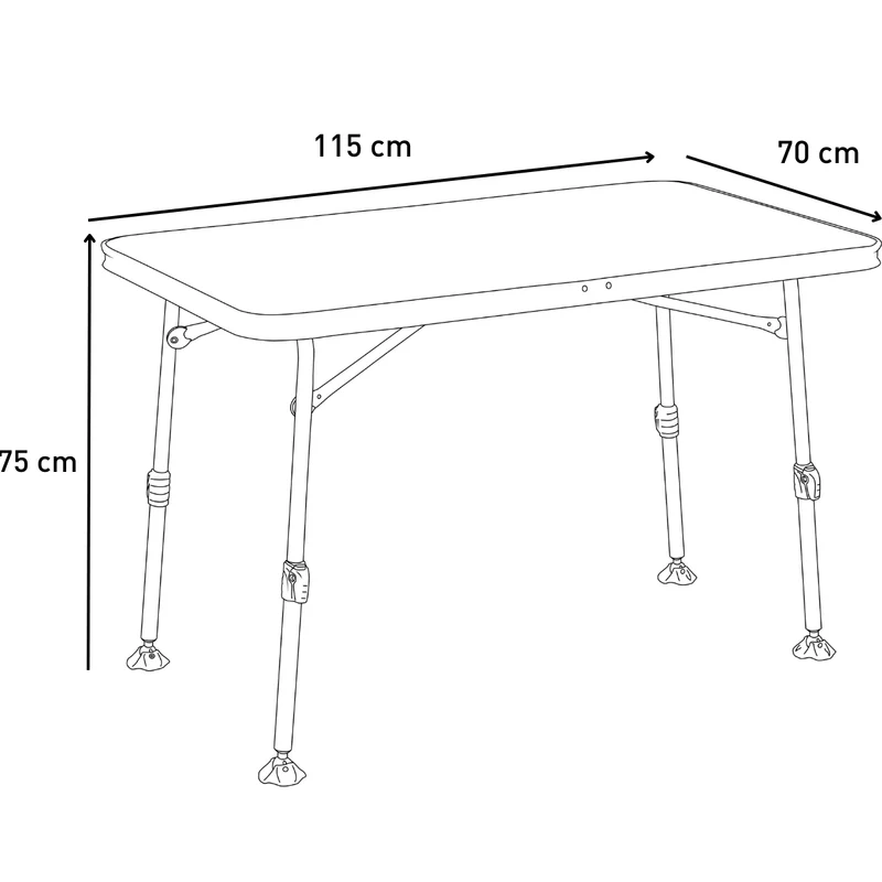 Opvouwbare campingtafel Premium - Trigano