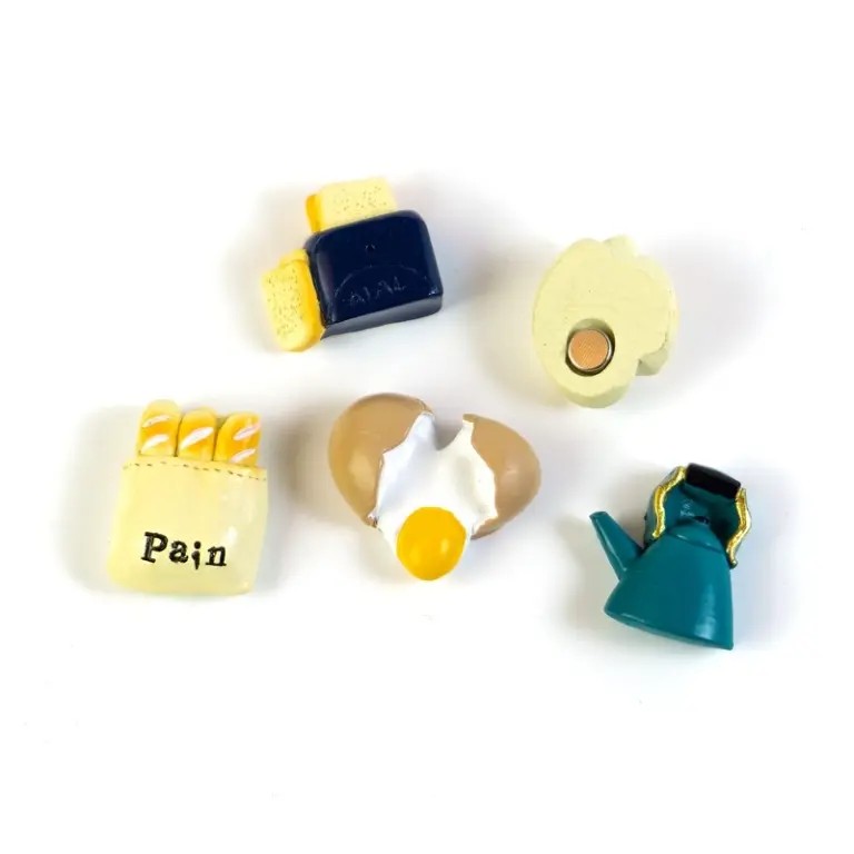 Set van 5 magneten petit dejeuner - Trendform