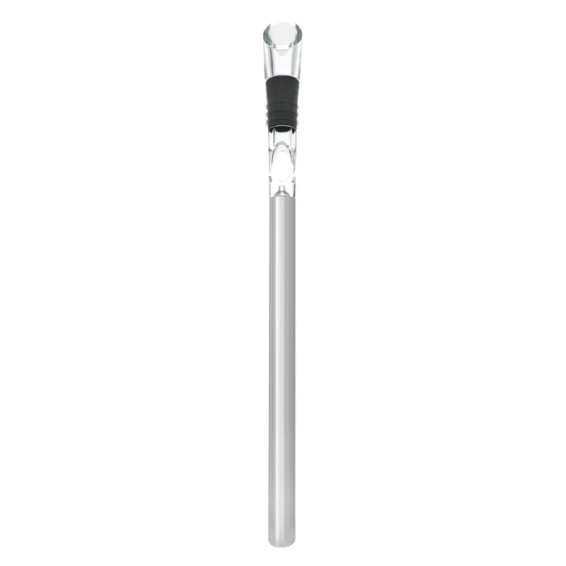 Wijnkoelstick met schenktuit uit RVS-Acryl - Point Virgule