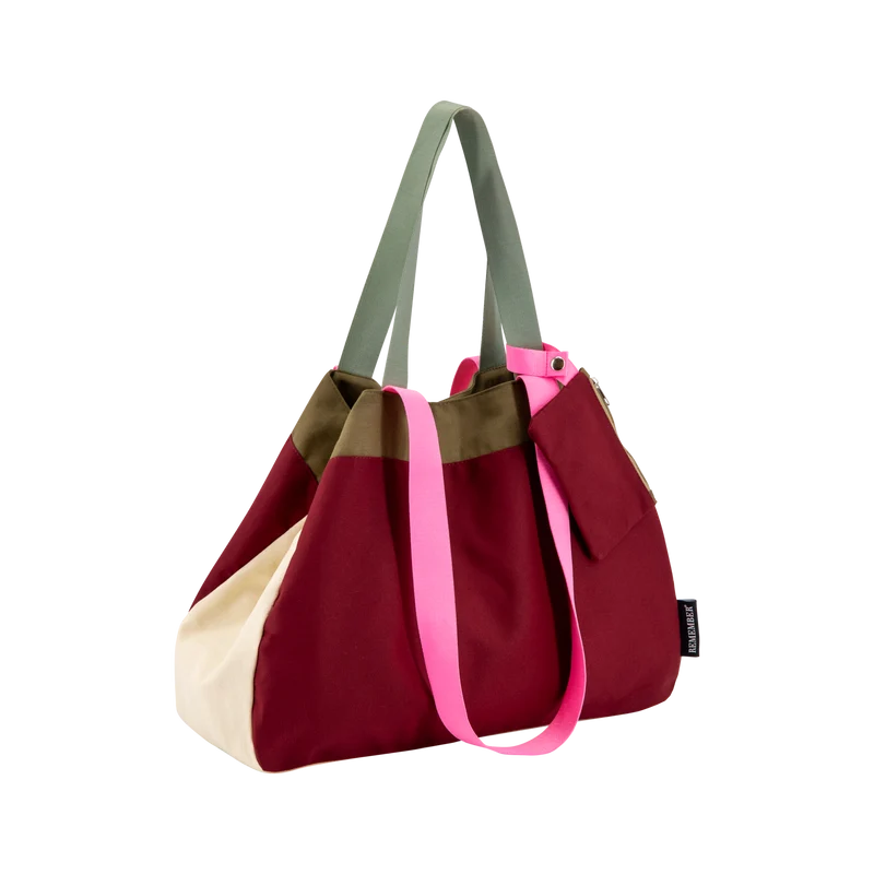 Canvas strand en shop tas - Remember