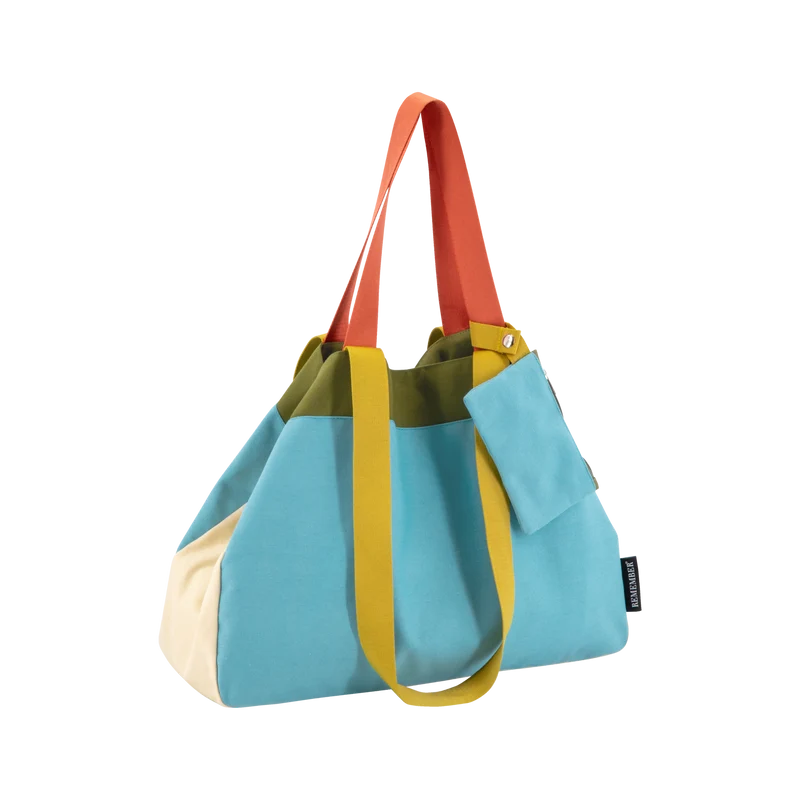 Canvas strand en shop tas - Remember
