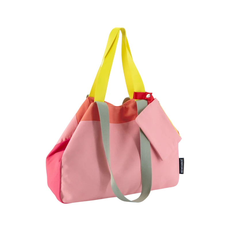 Canvas strand en shop tas - Remember