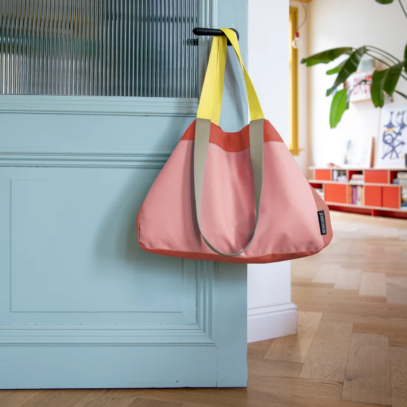 Canvas strand en shop tas - Remember