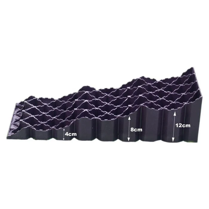Leveller 3 traps (2 stuks) 4 8 en 12 cm - anti-slip - Milenco