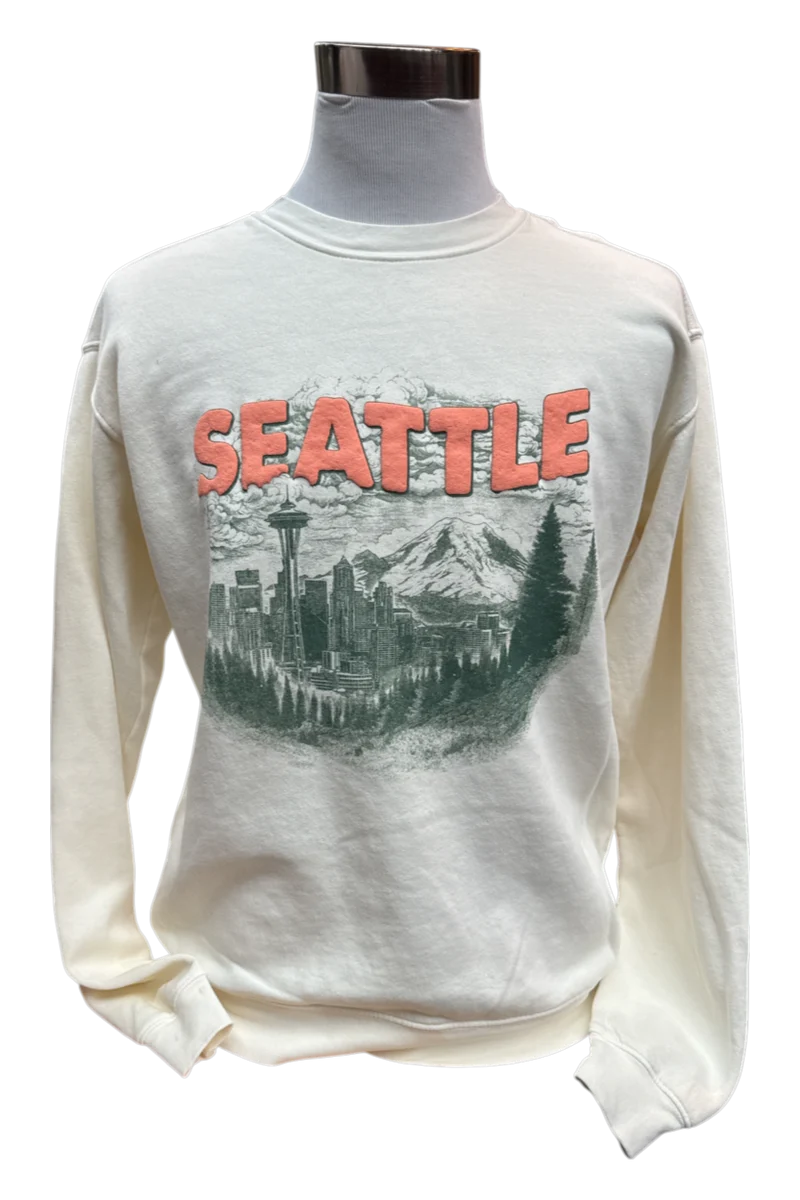 Seattle Ivory Crew Neck Shirt