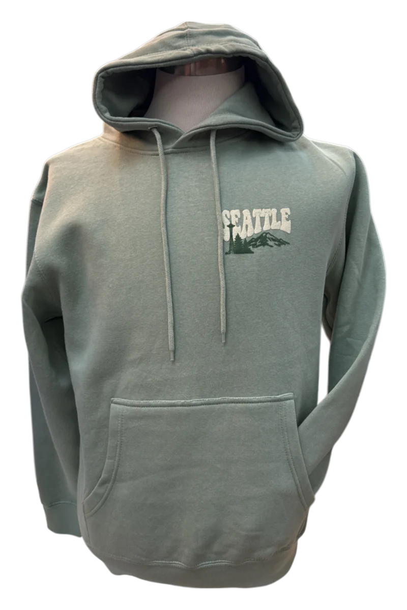 Seattle Puffy Letters Hoodie