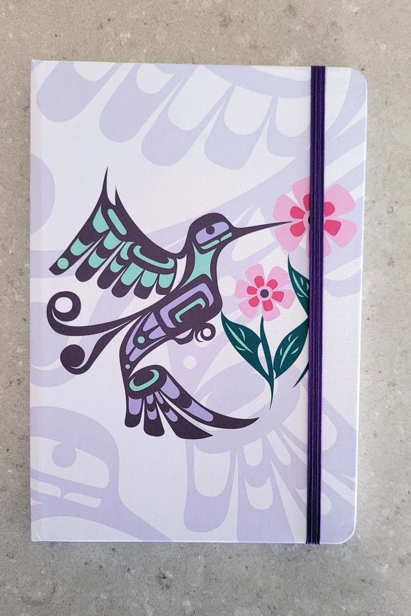 "Hummingbird" Journal by Northwest Coast Native artist Francis Dick - temporarily out of stock; taking pre-orders