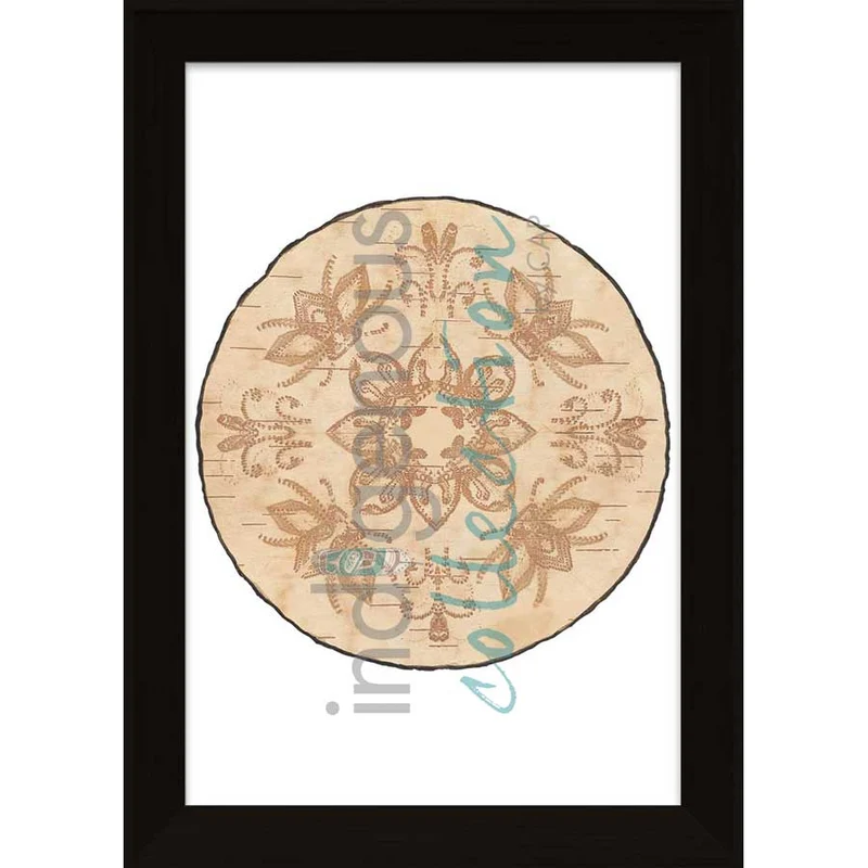If It Wasn't For Bees and Water Wall Art, artwork by Cree artist Pat Bruderer