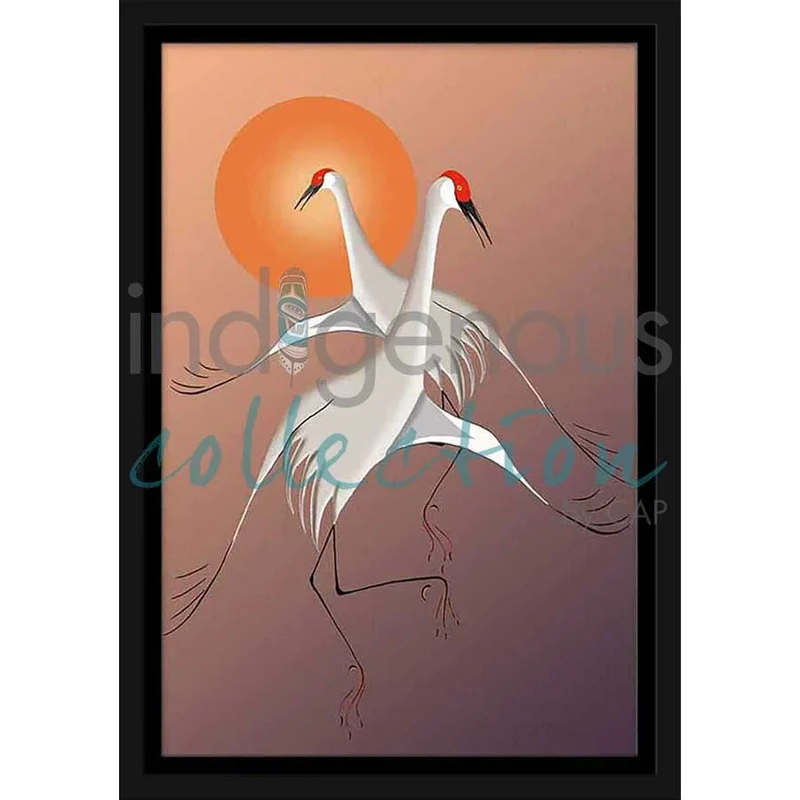 Wall Art - Dusk Dance by Indigenous Artist Rick Beaver