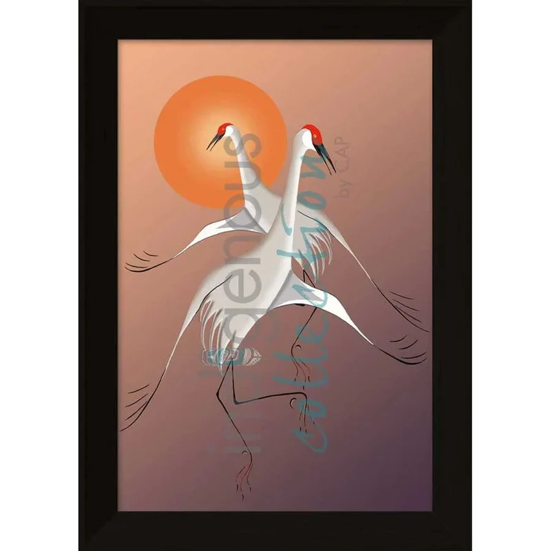Wall Art - Dusk Dance by Indigenous Artist Rick Beaver