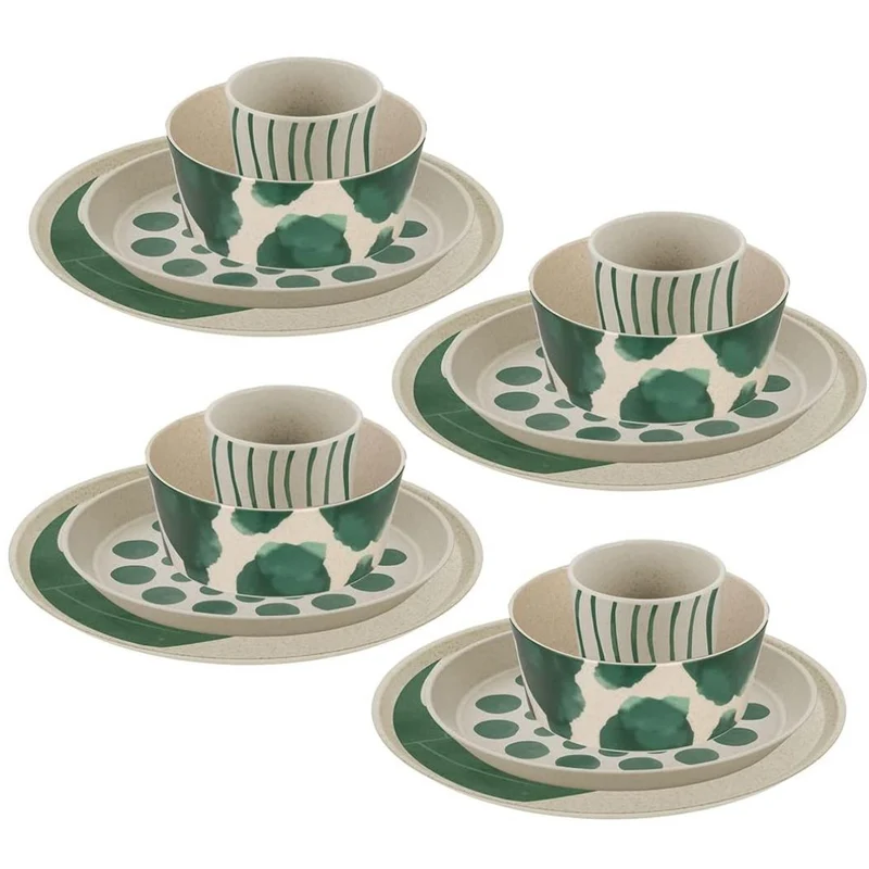 Bio-servies Connect Monstera van Koziol | Stijlvol & duurzaam