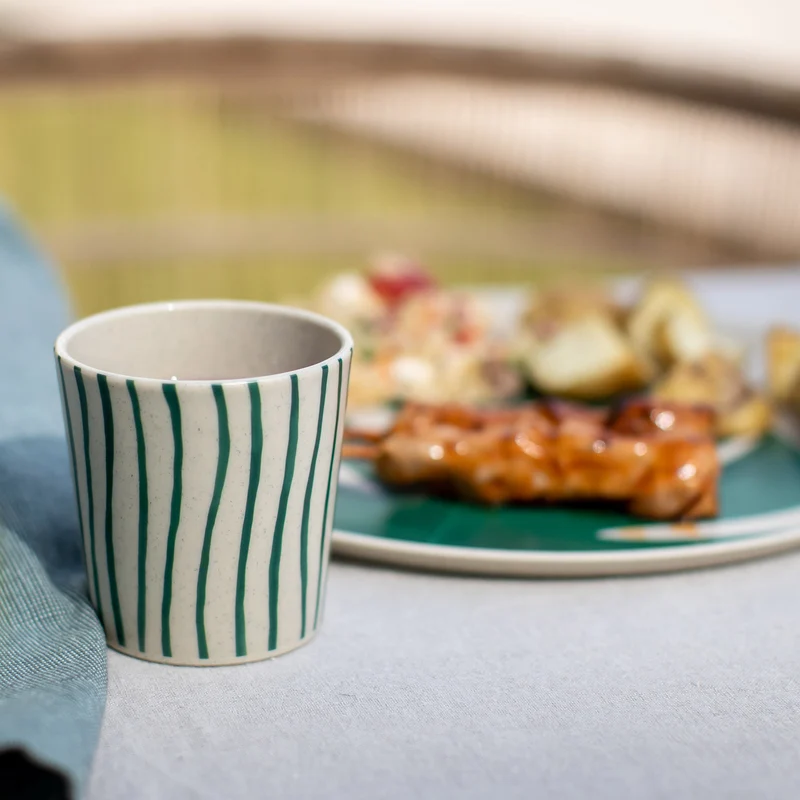 Bio-servies Connect Monstera van Koziol | Stijlvol & duurzaam