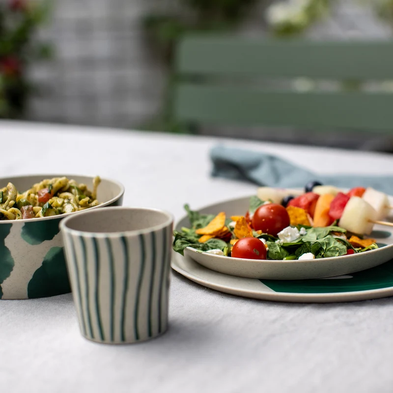 Bio-servies Connect Monstera van Koziol | Stijlvol & duurzaam