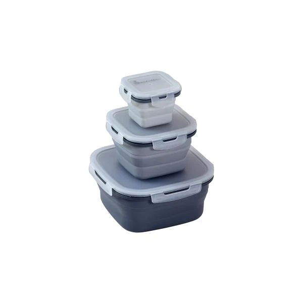 Opvouwbare lunchtrommelset - 3 stuks - Isabella