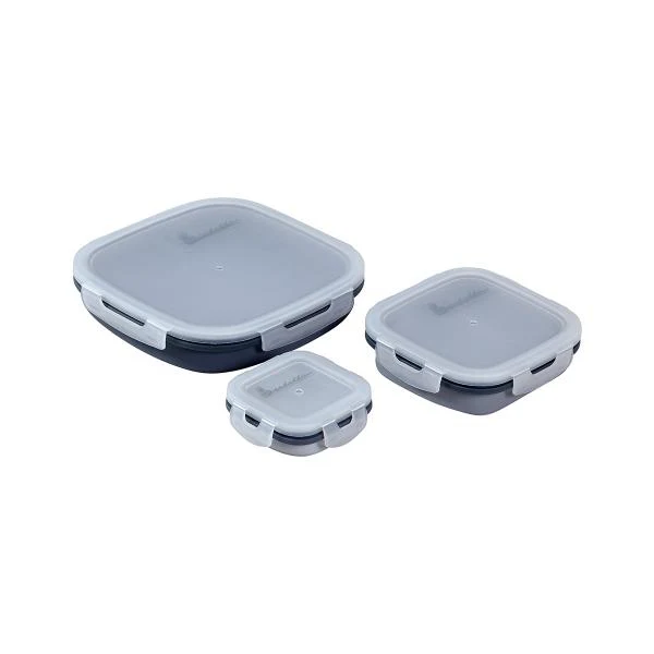 Opvouwbare lunchtrommelset - 3 stuks - Isabella
