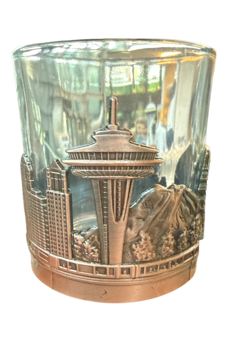 Space Needle Whiskey Glass