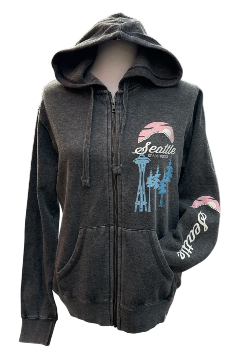 Space Needle Sunset Hoodie