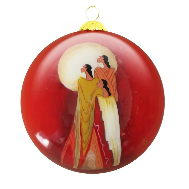 "Hope" Glass Ornament, artwork by Native artist Maxine Noel