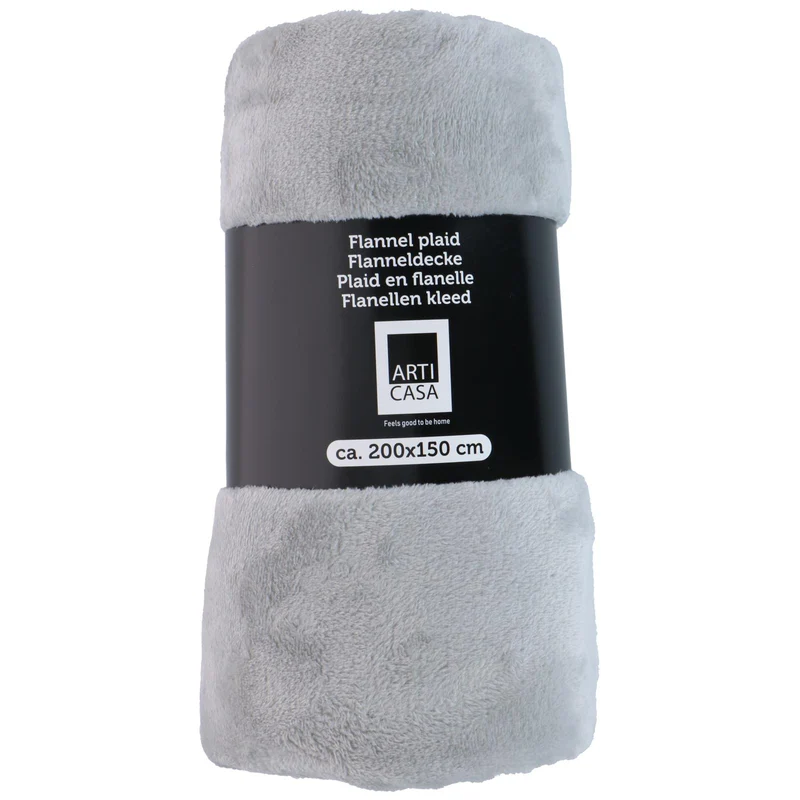 Lightweight gezellig flanellen deken 200 x 150 cm - Articasa
