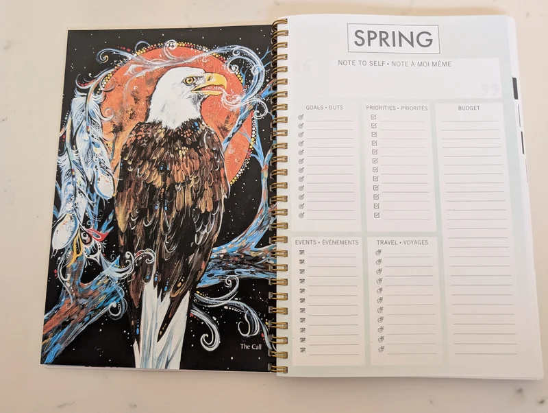 2027 Weekly Planner artwork by Carla Joseph
