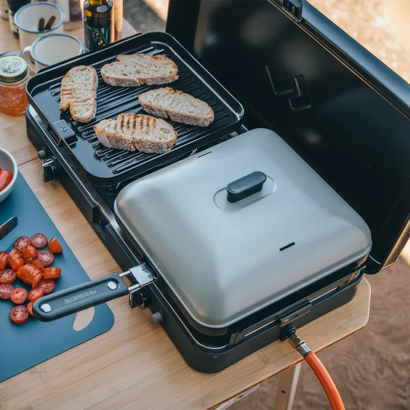 Cadac 2 Cook Grill Dome voor warmtebehoud en spatvrij grillen