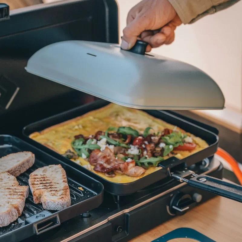 Cadac 2 Cook Grill Dome voor warmtebehoud en spatvrij grillen