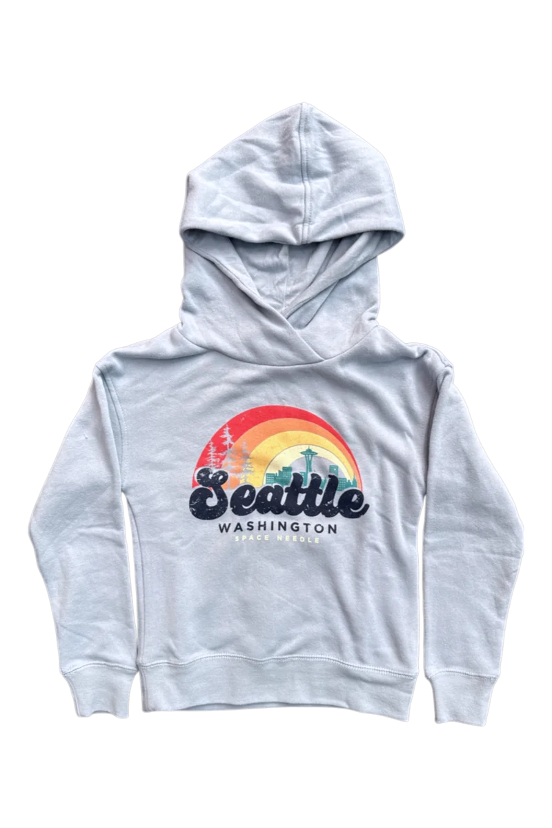 Youth Seattle Rainbow Hoodie