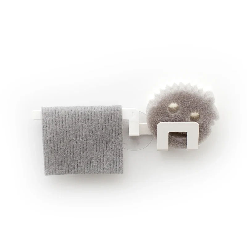 Vaatdoek en sponshouder 2-in-1 met zuignap Do-Dish- Bosign