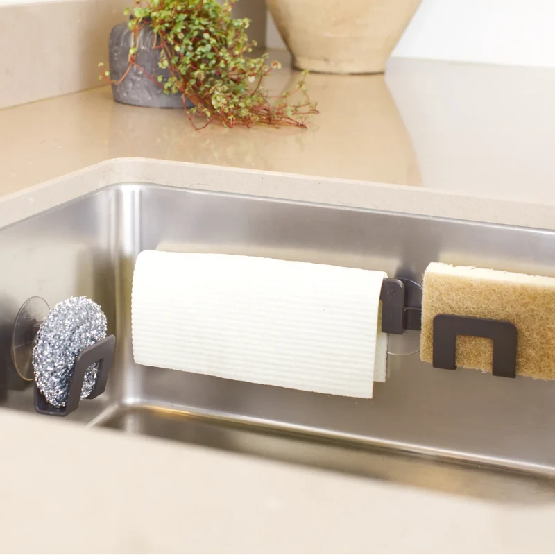 Vaatdoek en sponshouder 2-in-1 met zuignap Do-Dish- Bosign