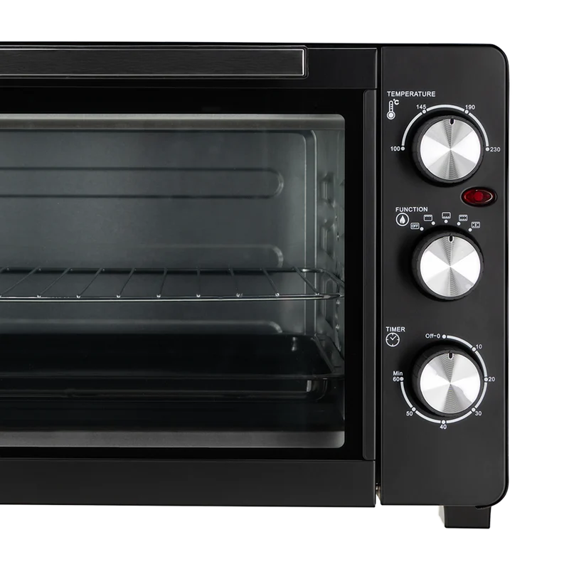 Mestic heteluchtoven MHO-130 30L - zwart - diverse warmtestanden