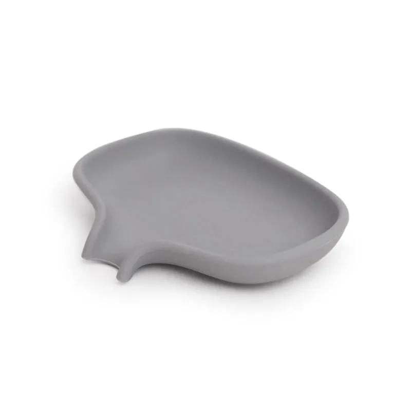 Zeepschoteltje uit siliconen - anti-slip met afdruip gootje - Flow™ - Bosign