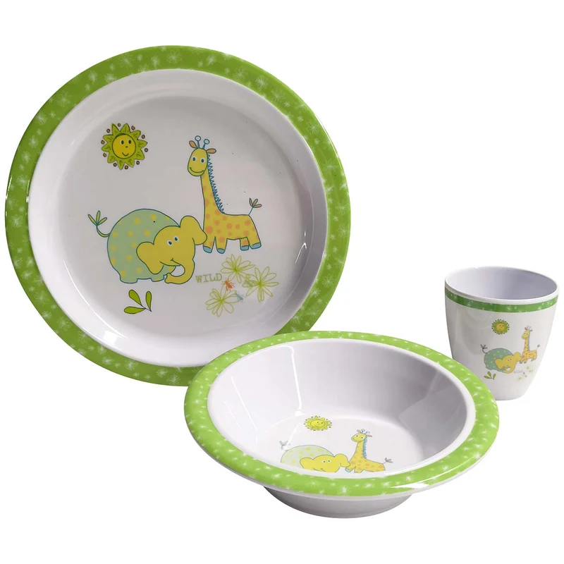 Gimex - Servies Kids Line Wildlife 3-Delig