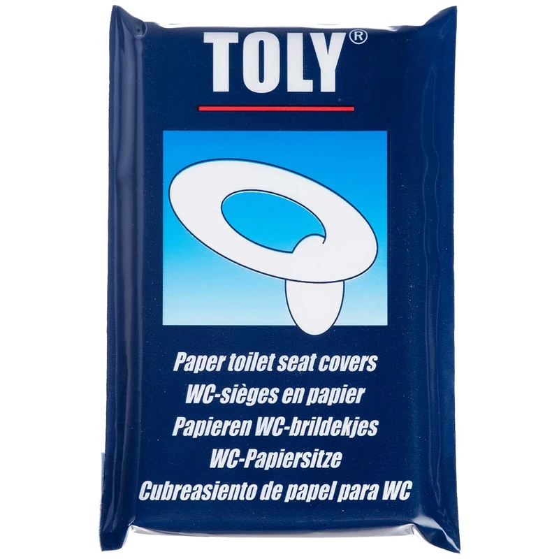 Toly - WC-brildekjes - Papier - 10 stuks