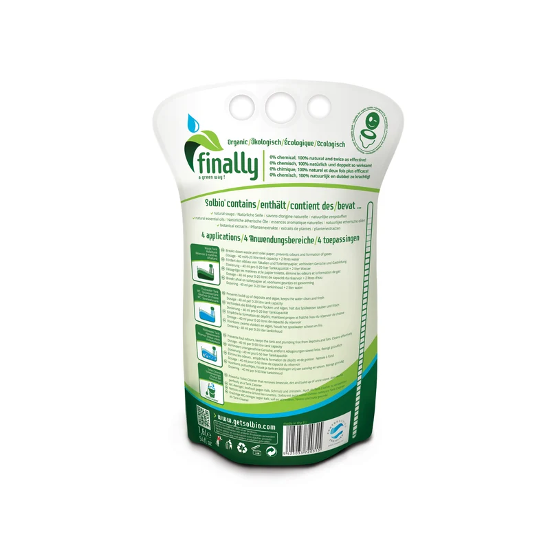 Solbio toiletvloeistof 0 8 of 1 6 L - Solbio