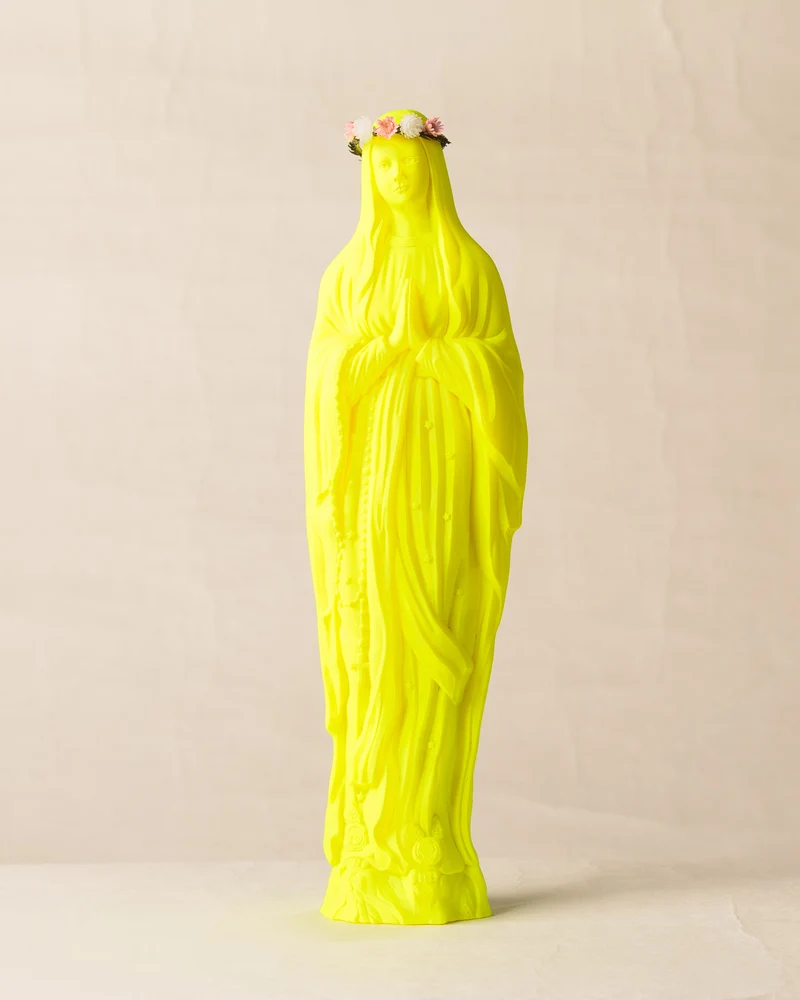 Vierge Sapristi V2 couronnée de fleurs