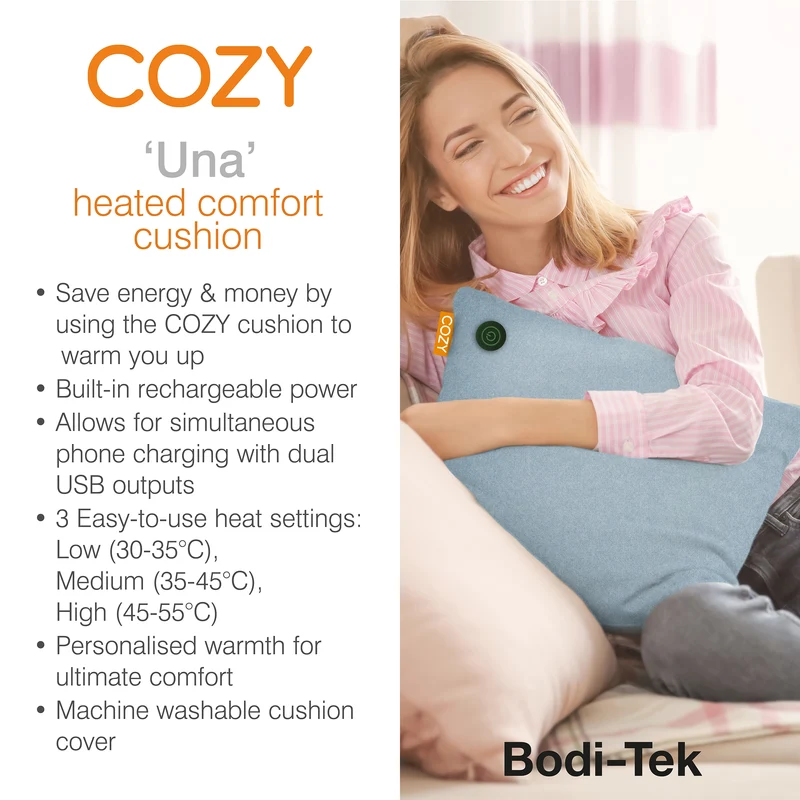 Verwarmingskussen Cozy met ingebouwde powerbank - Bodi-Tek