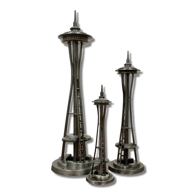 Space Needle Zinc Statues