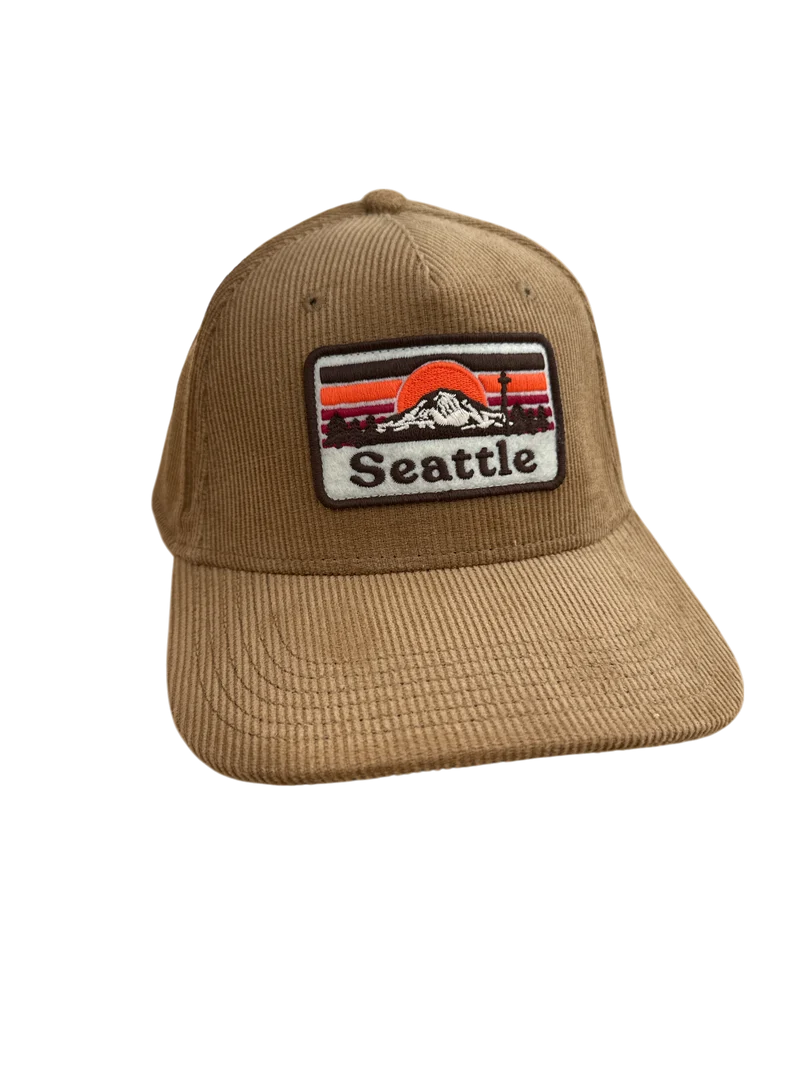 Seattle Patch Corduroy Hat