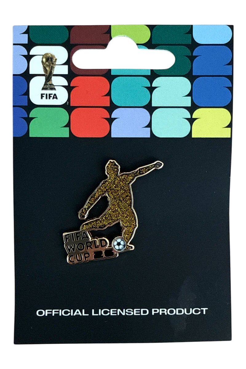 FIFA World Cup 26 Kicking Soccer Ball Pin