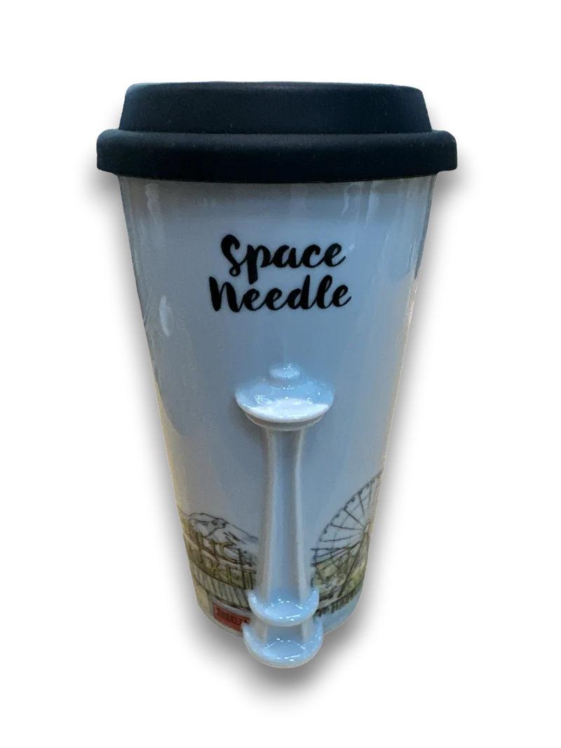 16 Oz Molded Space Needle Tumbler
