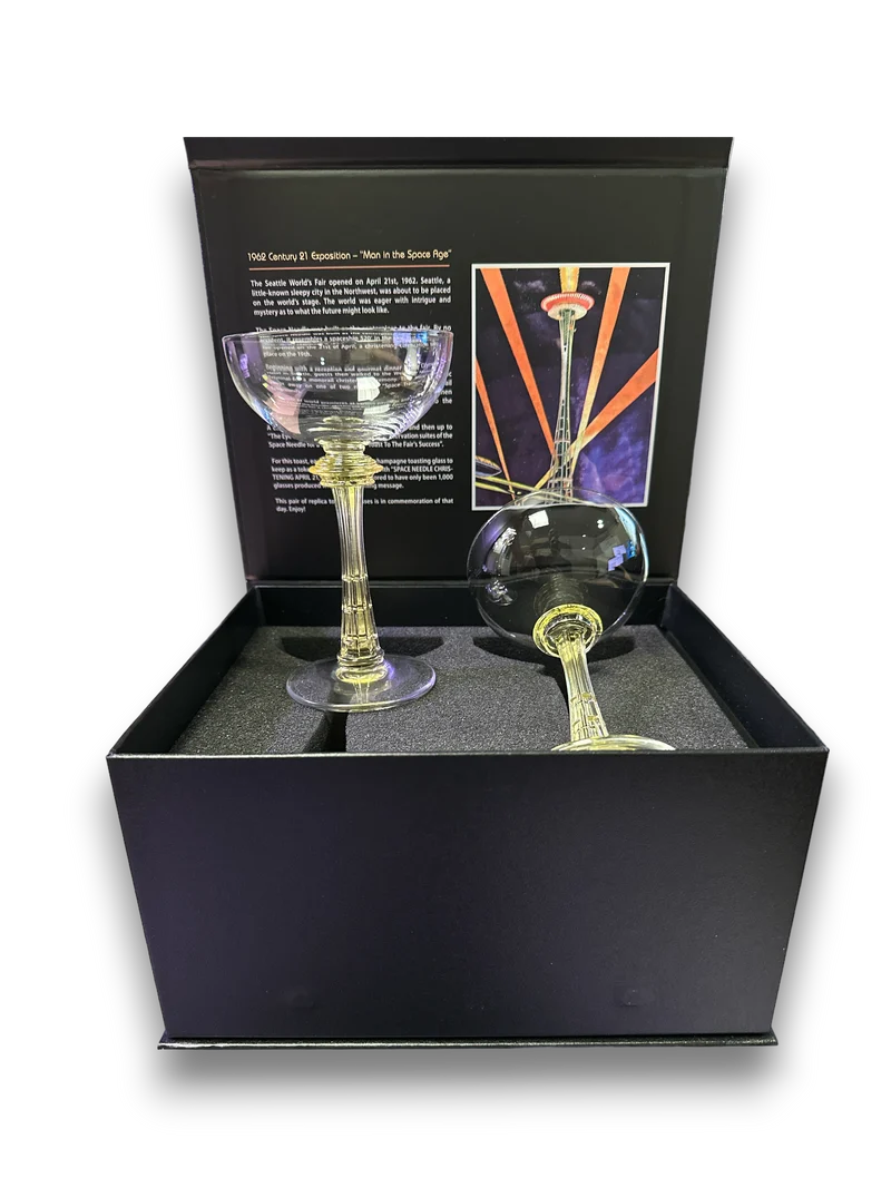 World's Fair Space Needle Christening Glasses