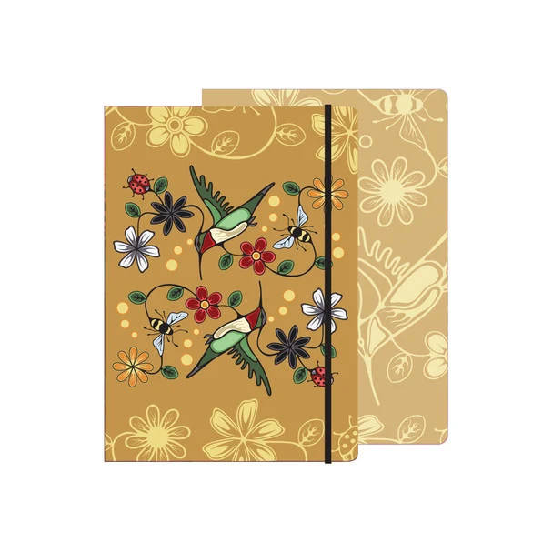 192 page Journal - Hummingbird (Nenookaasi) artwork by Storm Angeconeb