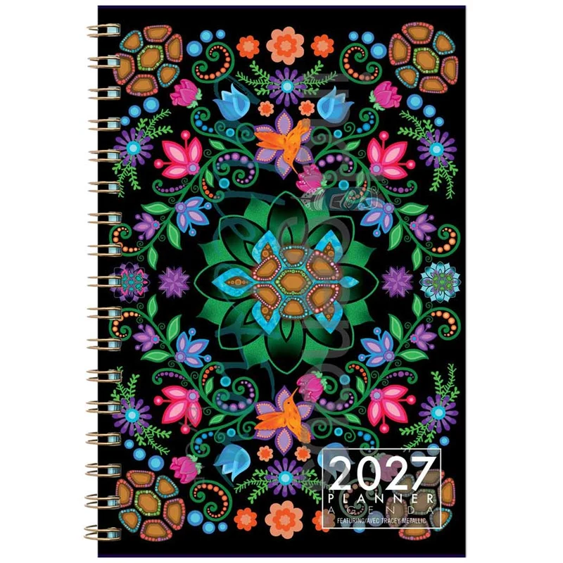 2027 Weekly Planner artwork by Tracey Metallic