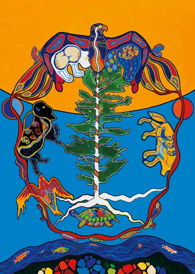 "Love - The Great Tree" Wall Art by Native artist Kristy Cameron