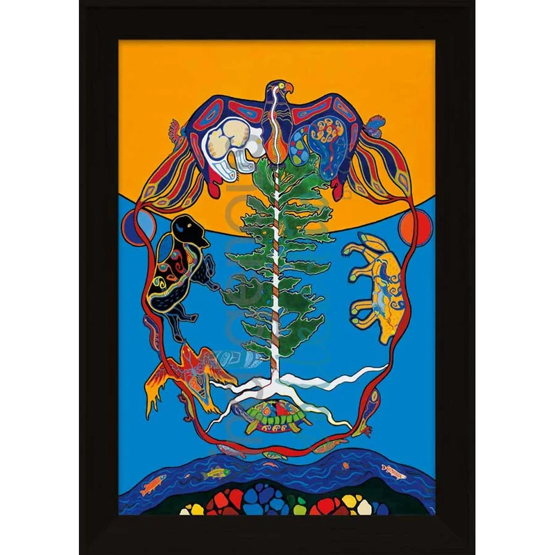 "Love - The Great Tree" Wall Art by Native artist Kristy Cameron