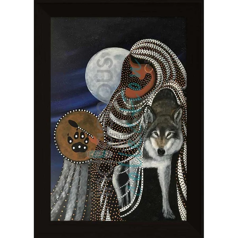 "Shape Shifter" Wall Art by Cree artist Betty Albert
