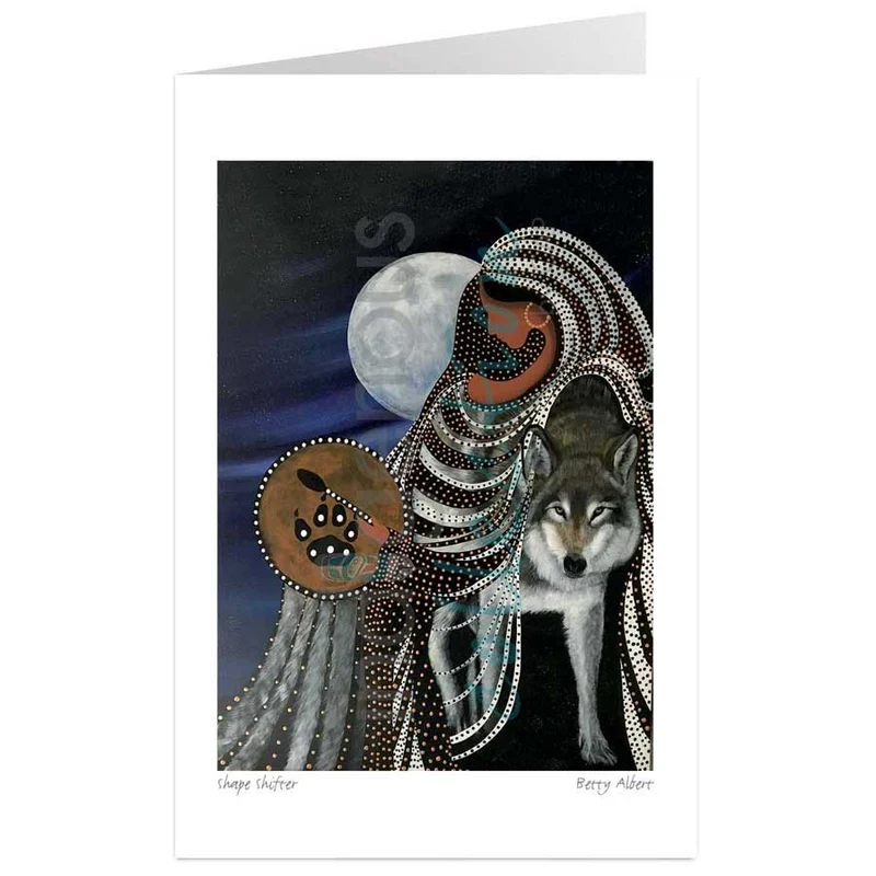 "Shape Shifter" Wall Art by Cree artist Betty Albert